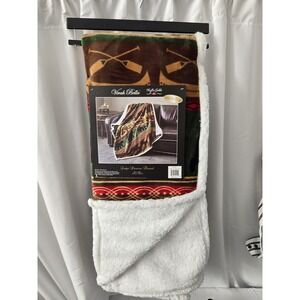 Viral Bella Bear/moose‎ Faux Fur Luxury Blanket  50x60